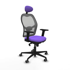 Sedia Ufficio con Poggiatesta Piqueras y Crespo 2D036G1 Lilla