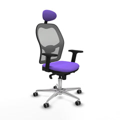Sedia Ufficio con Poggiatesta Piqueras y Crespo 2D086G1 Lilla