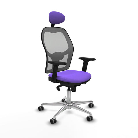 Sedia Ufficio con Poggiatesta Piqueras y Crespo 2D086G1 Lilla