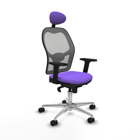 Sedia Ufficio con Poggiatesta Piqueras y Crespo 2D086N1 Lilla