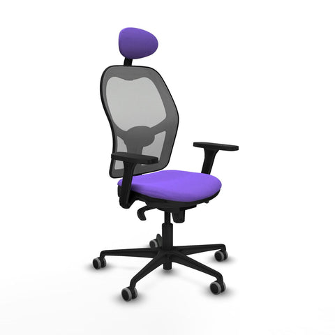 Sedia Ufficio con Poggiatesta Piqueras y Crespo 3D036G1 Lilla