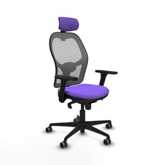 Sedia Ufficio con Poggiatesta Piqueras y Crespo 3D036G2 Lilla