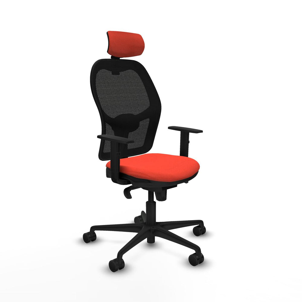 Silla de Oficina Piqueras y Crespo 1D036N2 Naranja Oscuro