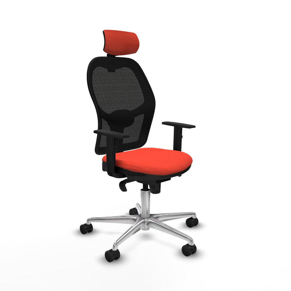 Silla de Oficina Piqueras y Crespo 1D086N2 Naranja Oscuro