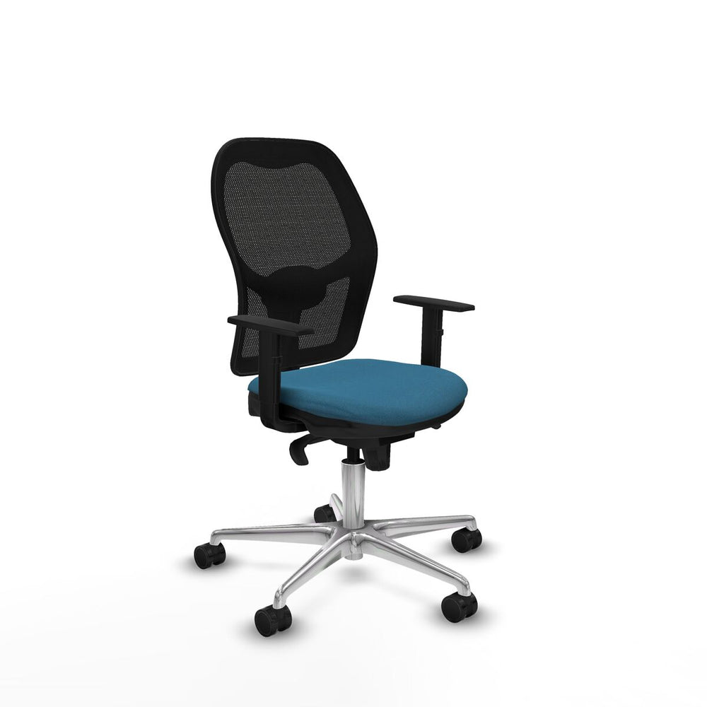 Sedia da Ufficio Piqueras y Crespo 1D086N0 Nero Verde petrolio