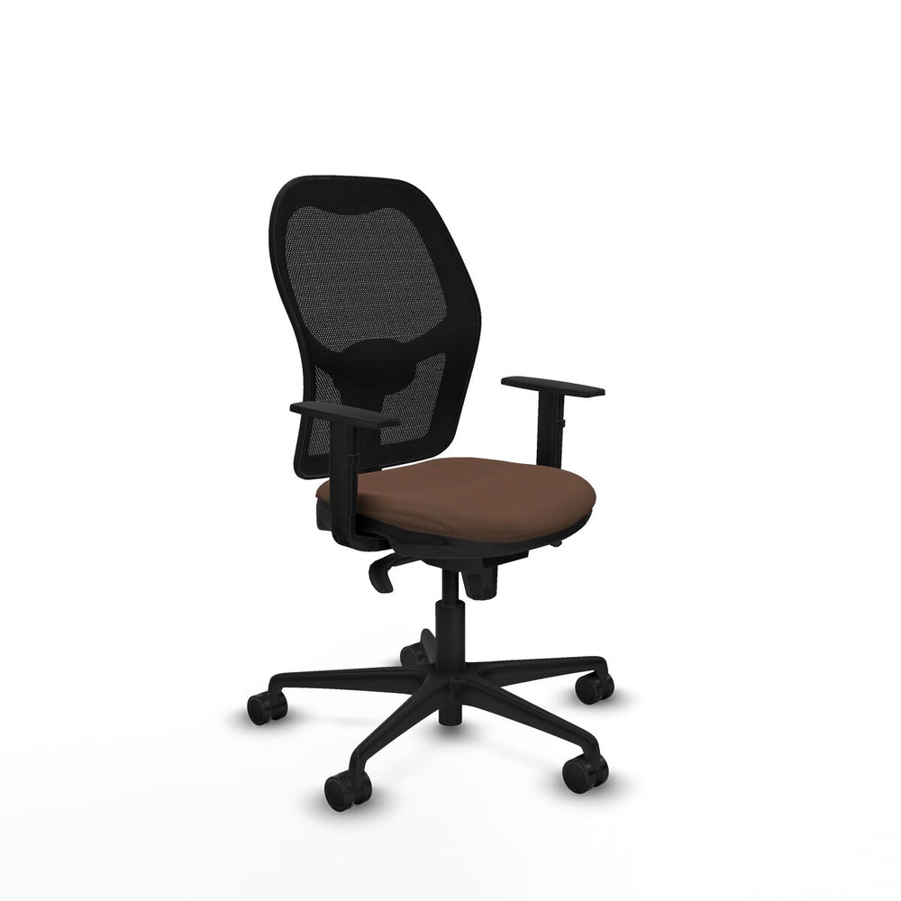 Sedia da Ufficio Piqueras y Crespo 1D036N0 Nero Marrone scuro