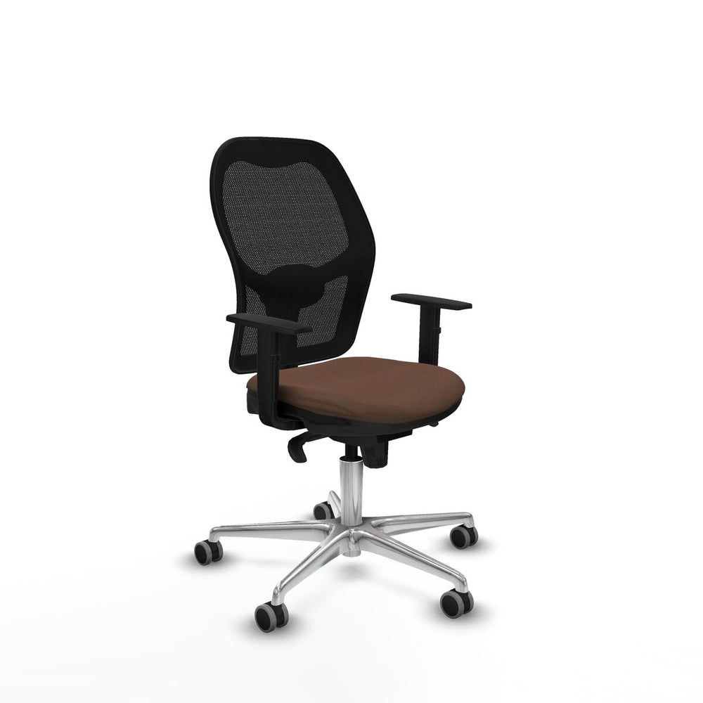 Sedia da Ufficio Piqueras y Crespo 1D086G0 Nero Marrone scuro