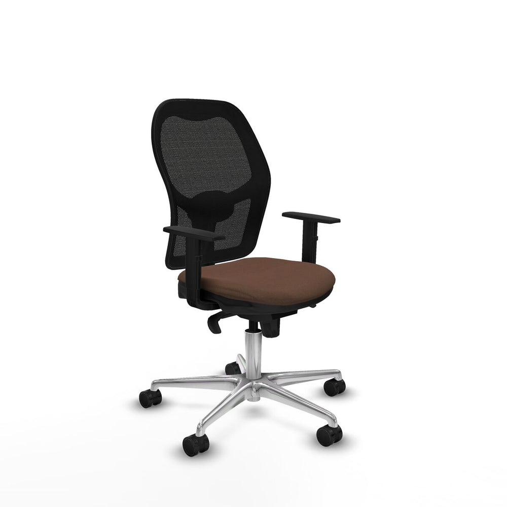 Sedia da Ufficio Piqueras y Crespo 1D086N0 Nero Marrone scuro