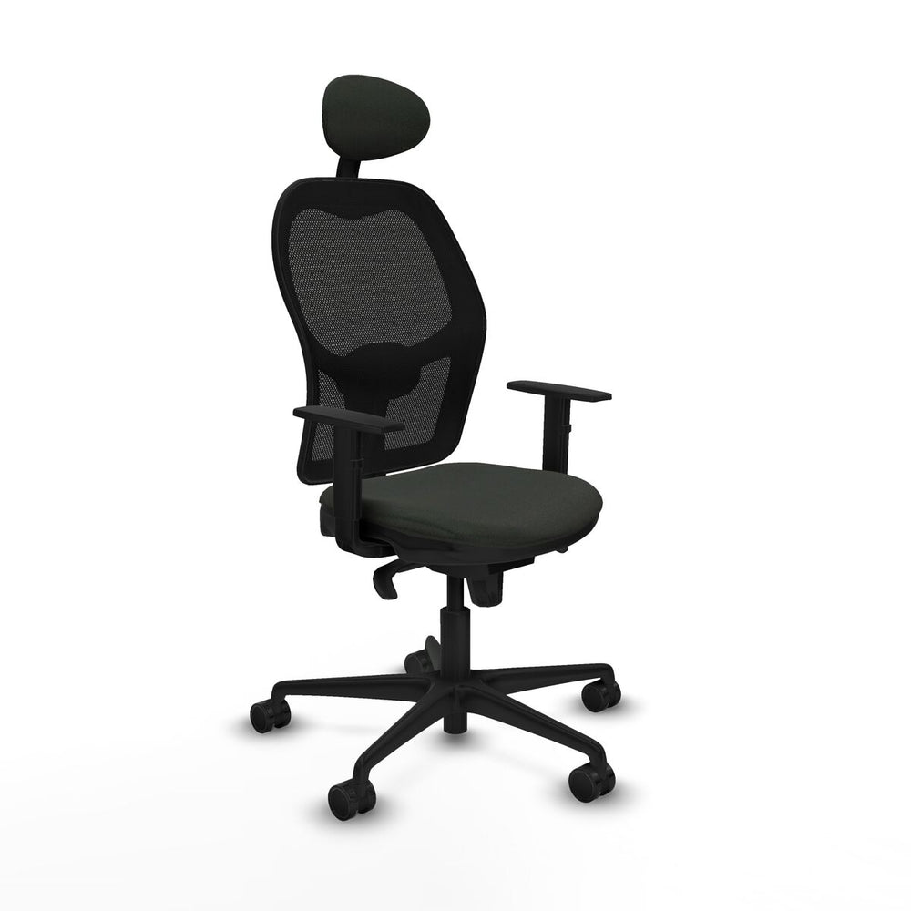 Sedia da Ufficio Piqueras y Crespo 1D036N1 Nero