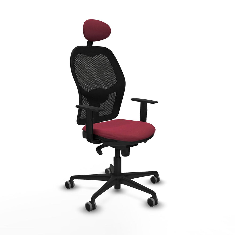 Sedia da Ufficio Piqueras y Crespo 1D036G1 Rosso Granato