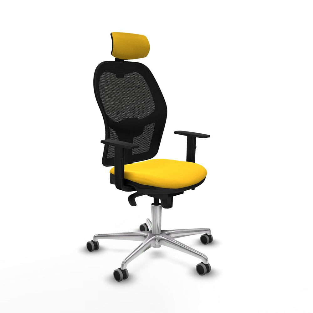 Silla de Oficina Piqueras y Crespo 1D086G2 Amarillo