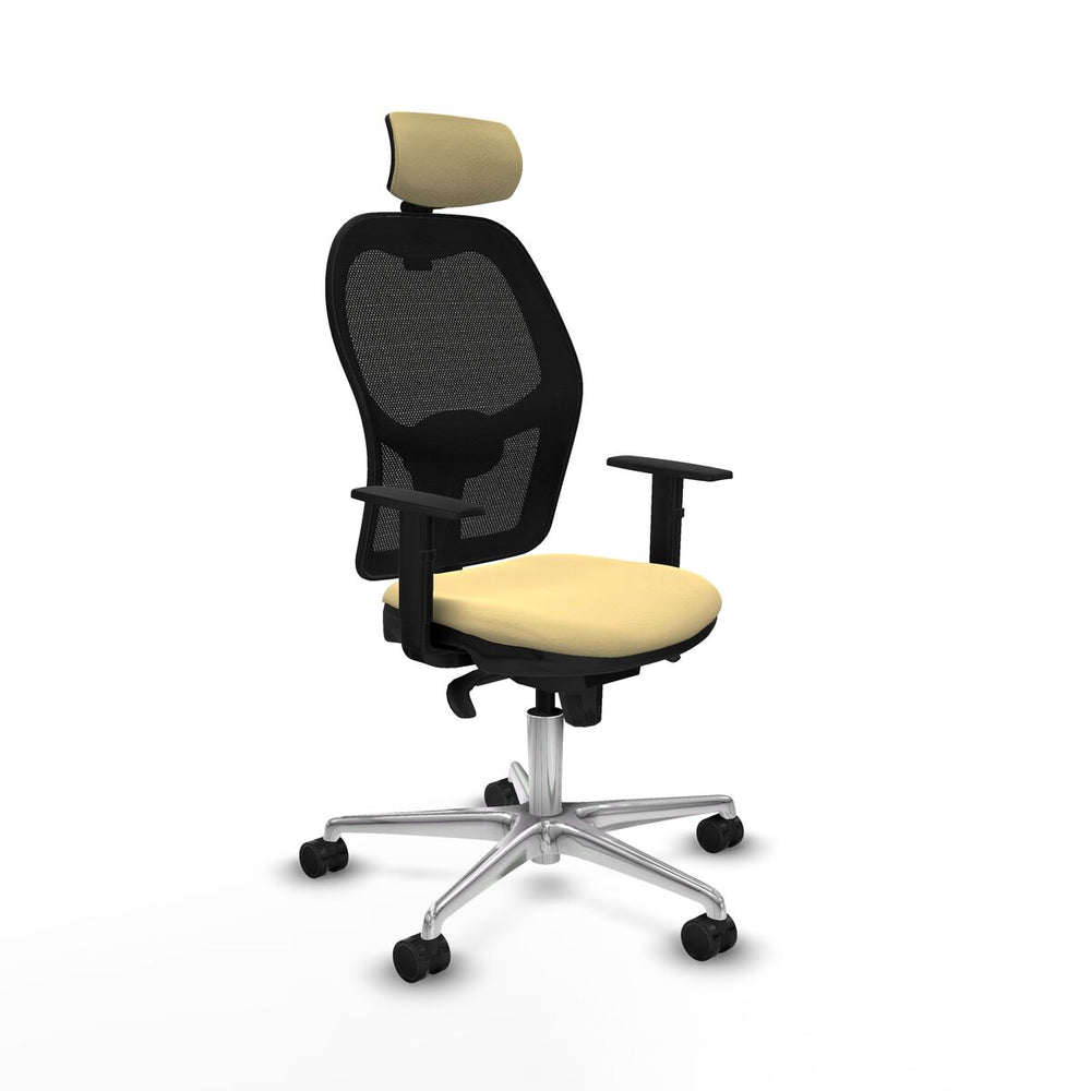 Silla de Oficina Piqueras y Crespo 1D086N2 Crema