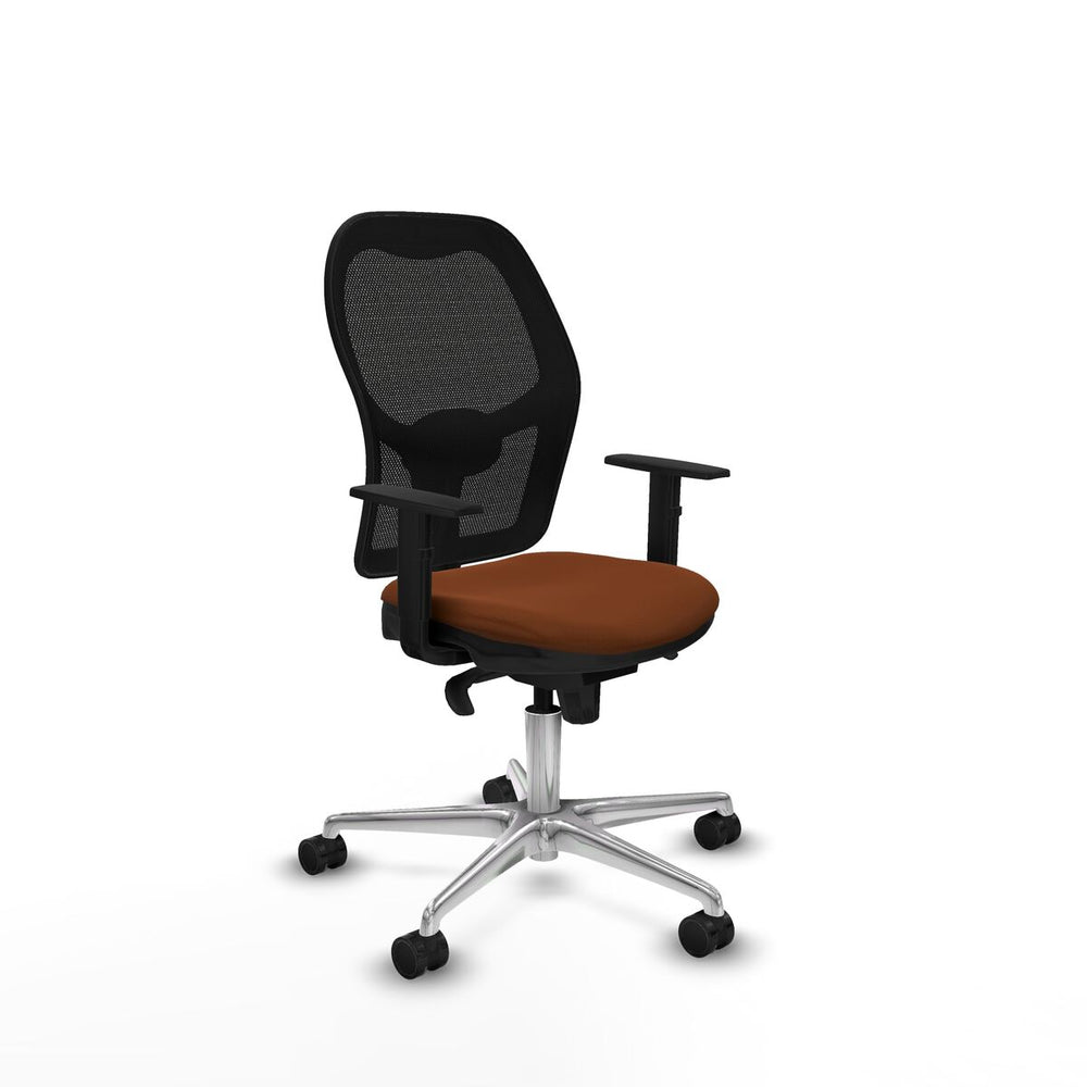 Sedia da Ufficio Piqueras y Crespo 1D086N0 Marrone Nero