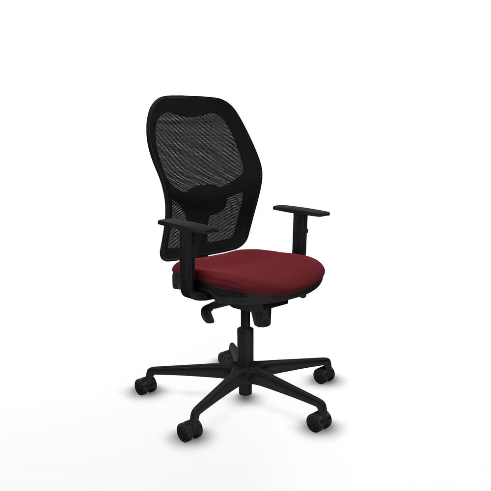Sedia da Ufficio Piqueras y Crespo 1D036N0 Rosso Granato