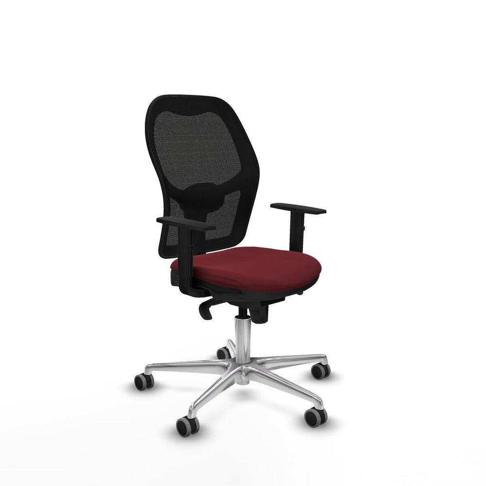 Sedia da Ufficio Piqueras y Crespo 1D086G0 Rosso Granato