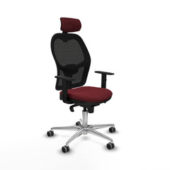 Sedia da Ufficio Piqueras y Crespo 1D086G2 Rosso Granato