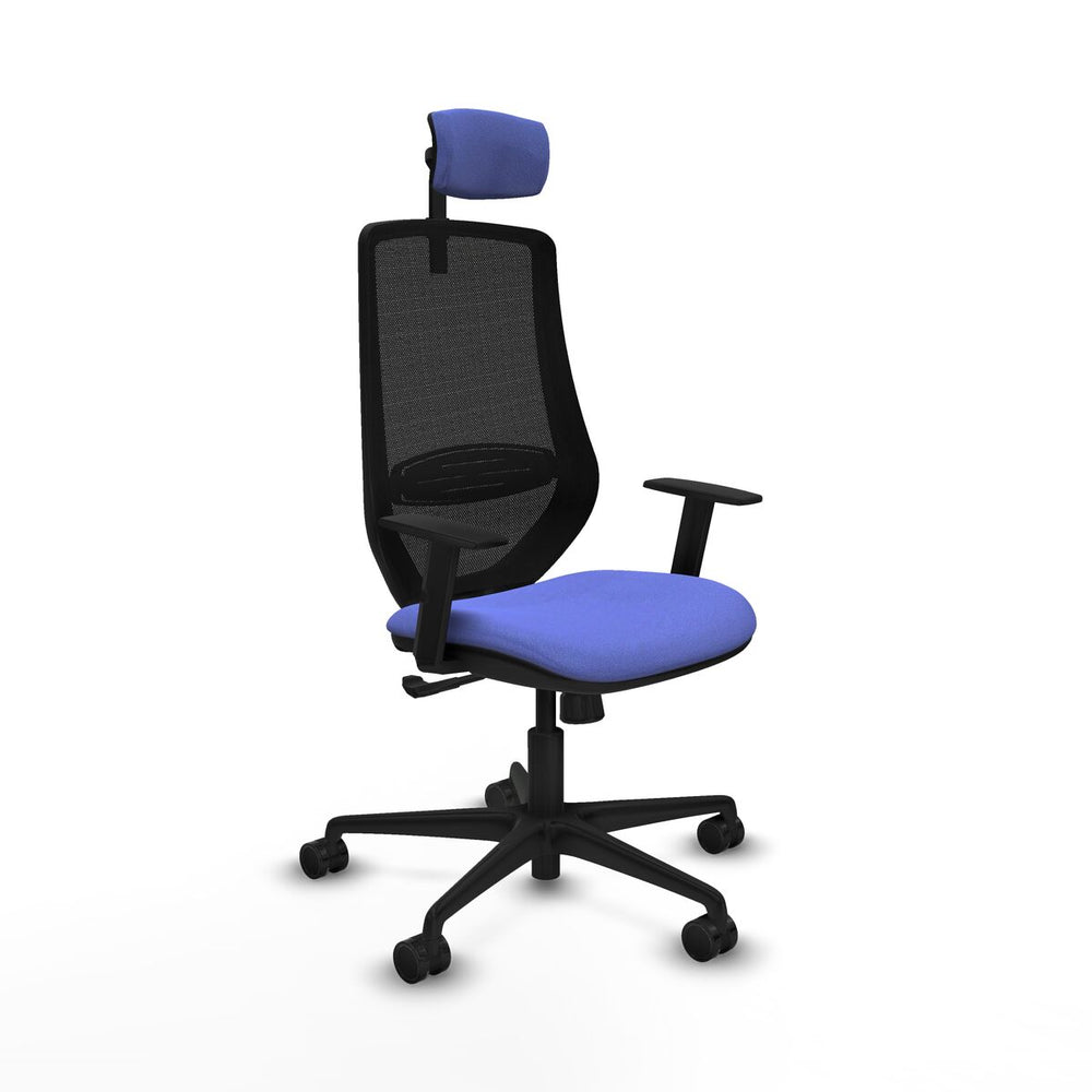 Sedia da Ufficio Piqueras y Crespo D036N2W Azzurro Chiaro