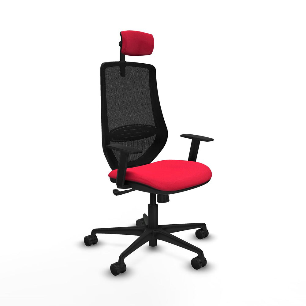 Sedia da Ufficio Piqueras y Crespo D036N2W Rosso