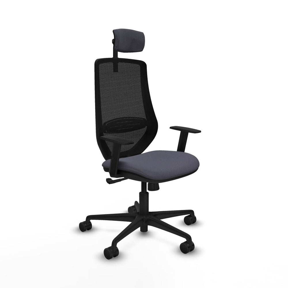 Sedia da Ufficio Piqueras y Crespo D036N2W Grigio scuro