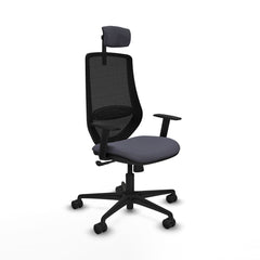 Sedia da Ufficio Piqueras y Crespo D036N2W Grigio scuro