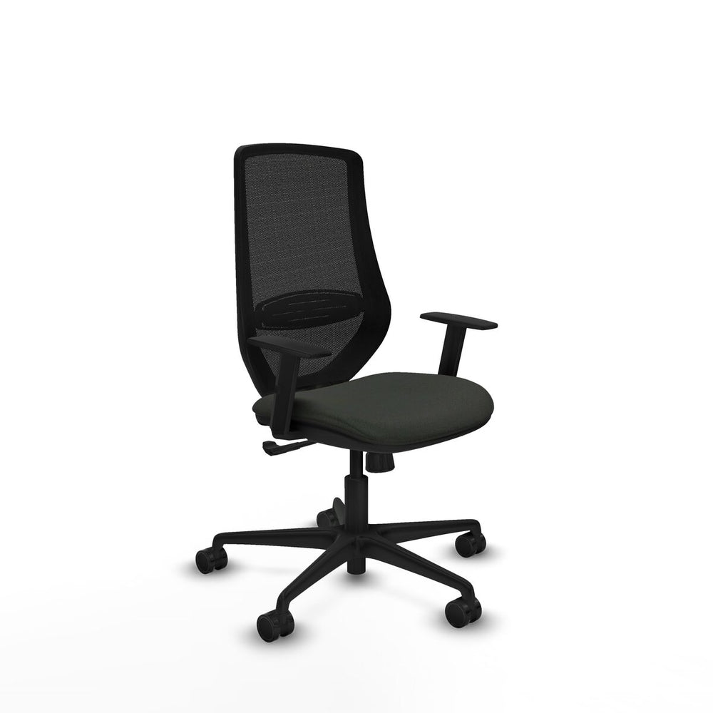 Sedia da Ufficio Piqueras y Crespo D036N0W Nero