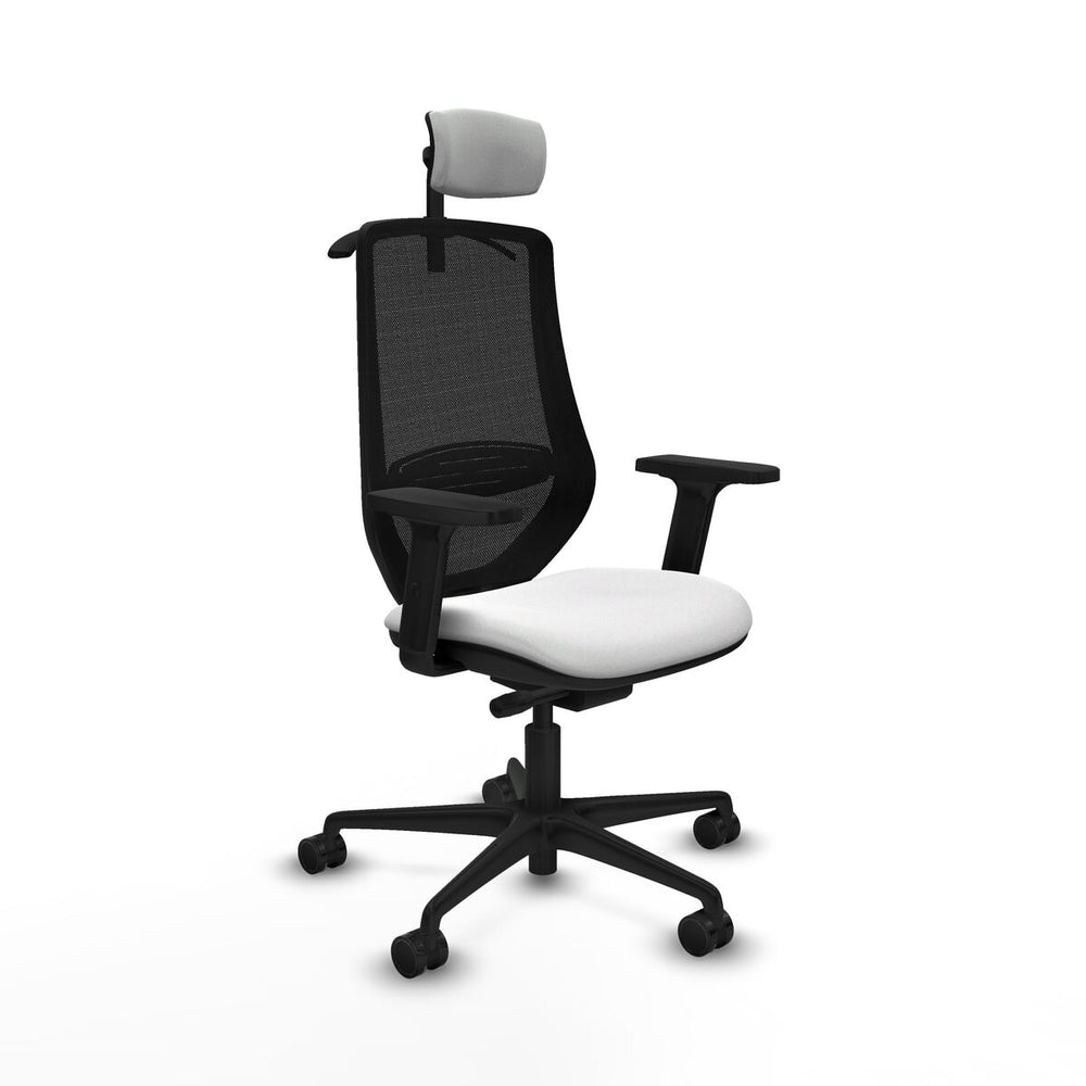 Silla de Oficina con Cabecero Mardos traslack bali Piqueras y Crespo D036N2H Blanco