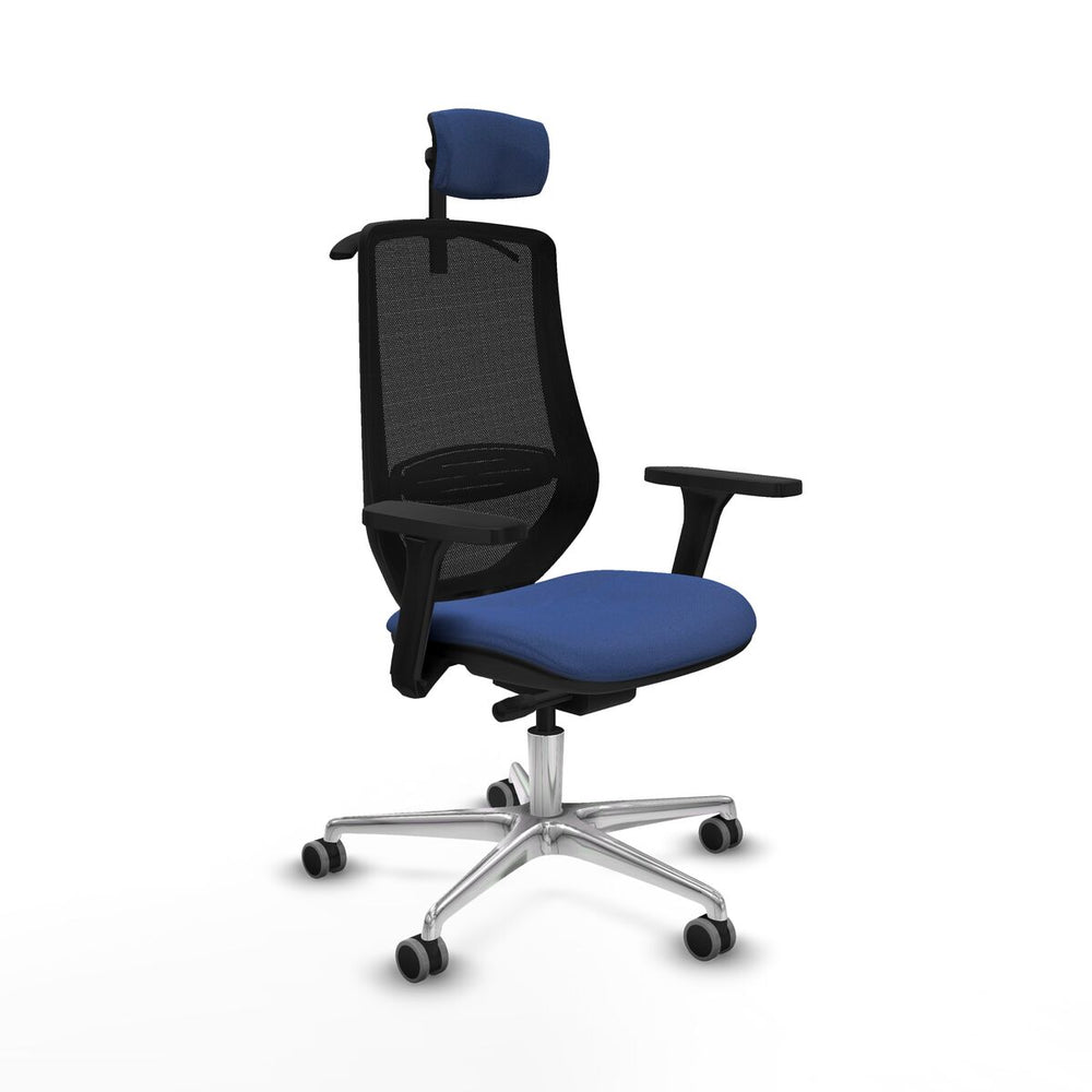 Sedia Ufficio con Poggiatesta Mardos traslack bali Piqueras y Crespo D086G2H Blu Marino