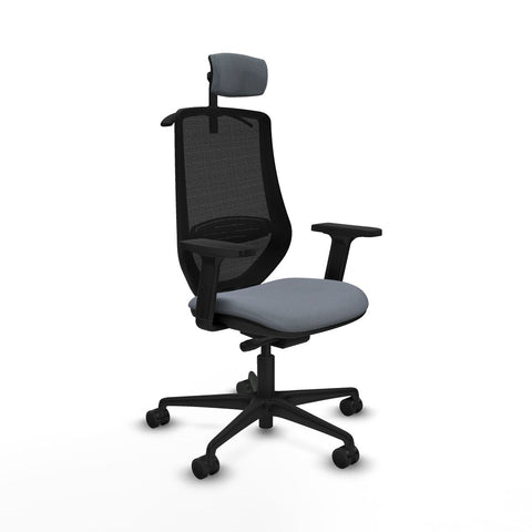 Office Chair with Headrest Mardos traslack bali Piqueras y Crespo D036N2H Grey
