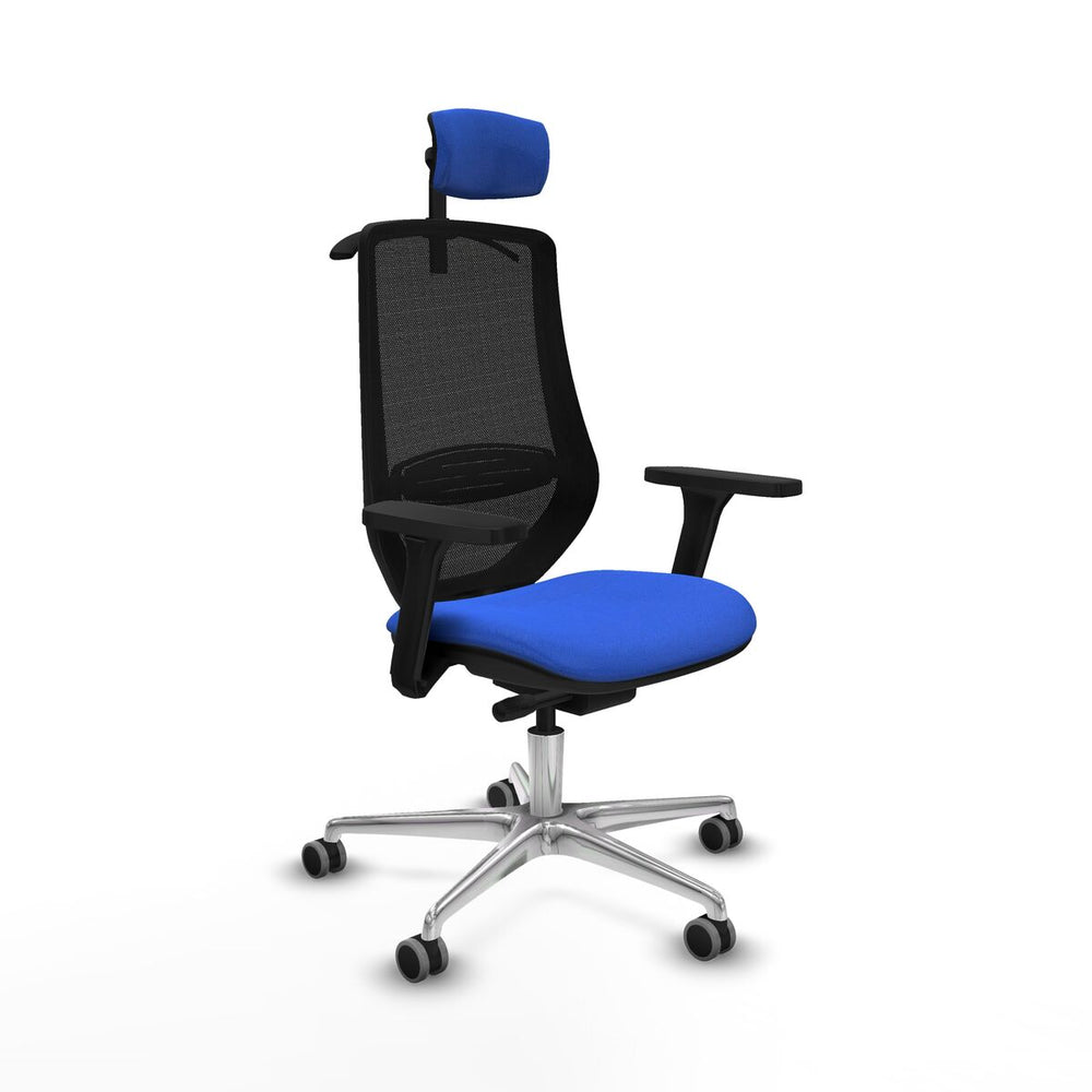 Sedia Ufficio con Poggiatesta Mardos traslack bali Piqueras y Crespo D086G2H Azzurro