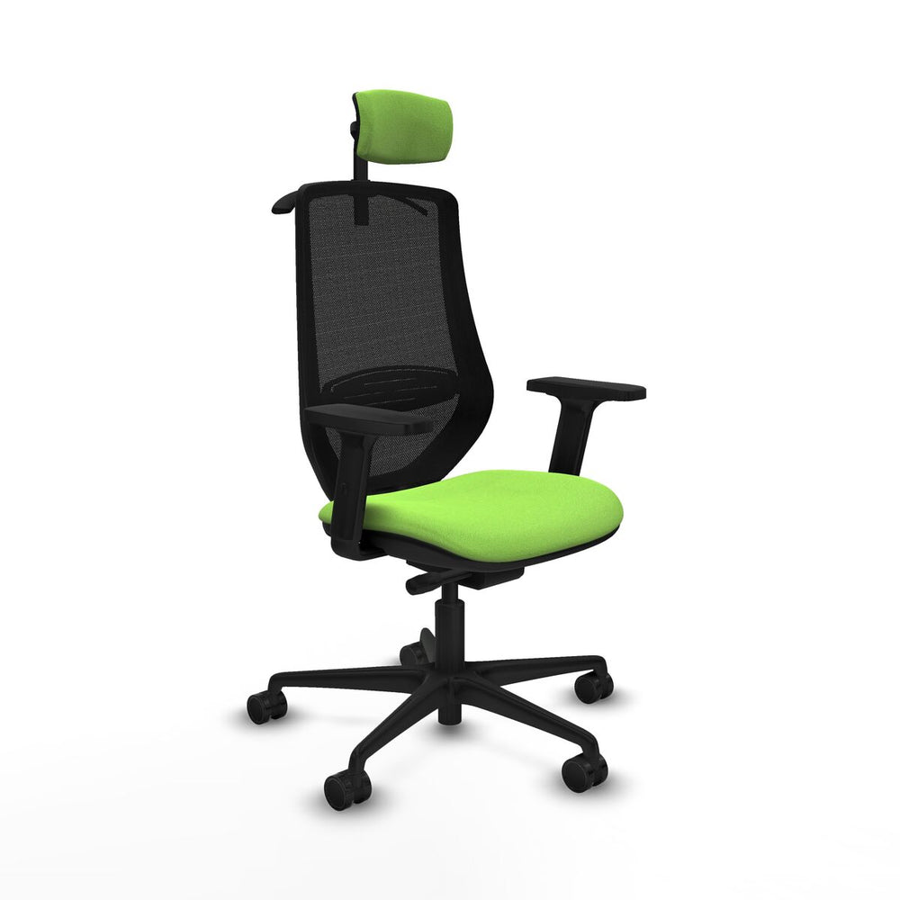 Sedia Ufficio con Poggiatesta Mardos traslack bali Piqueras y Crespo D036N2H Pistacchio