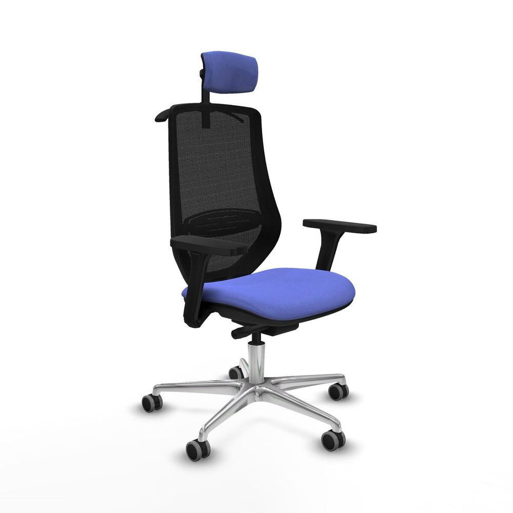 Sedia Ufficio con Poggiatesta Mardos traslack bali Piqueras y Crespo D086G2H Azzurro Chiaro