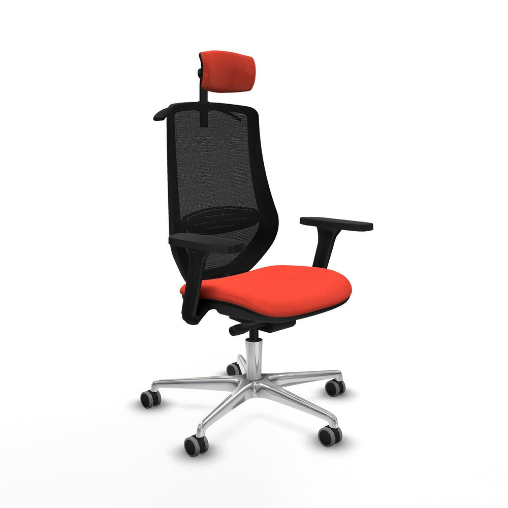 Sedia Ufficio con Poggiatesta Mardos traslack bali Piqueras y Crespo D086G2H Arancione scuro