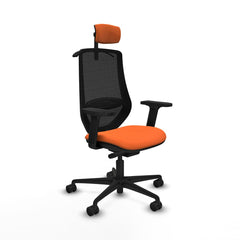 Sedia da Ufficio Mardos traslack bali Piqueras y Crespo D036N2H Arancio