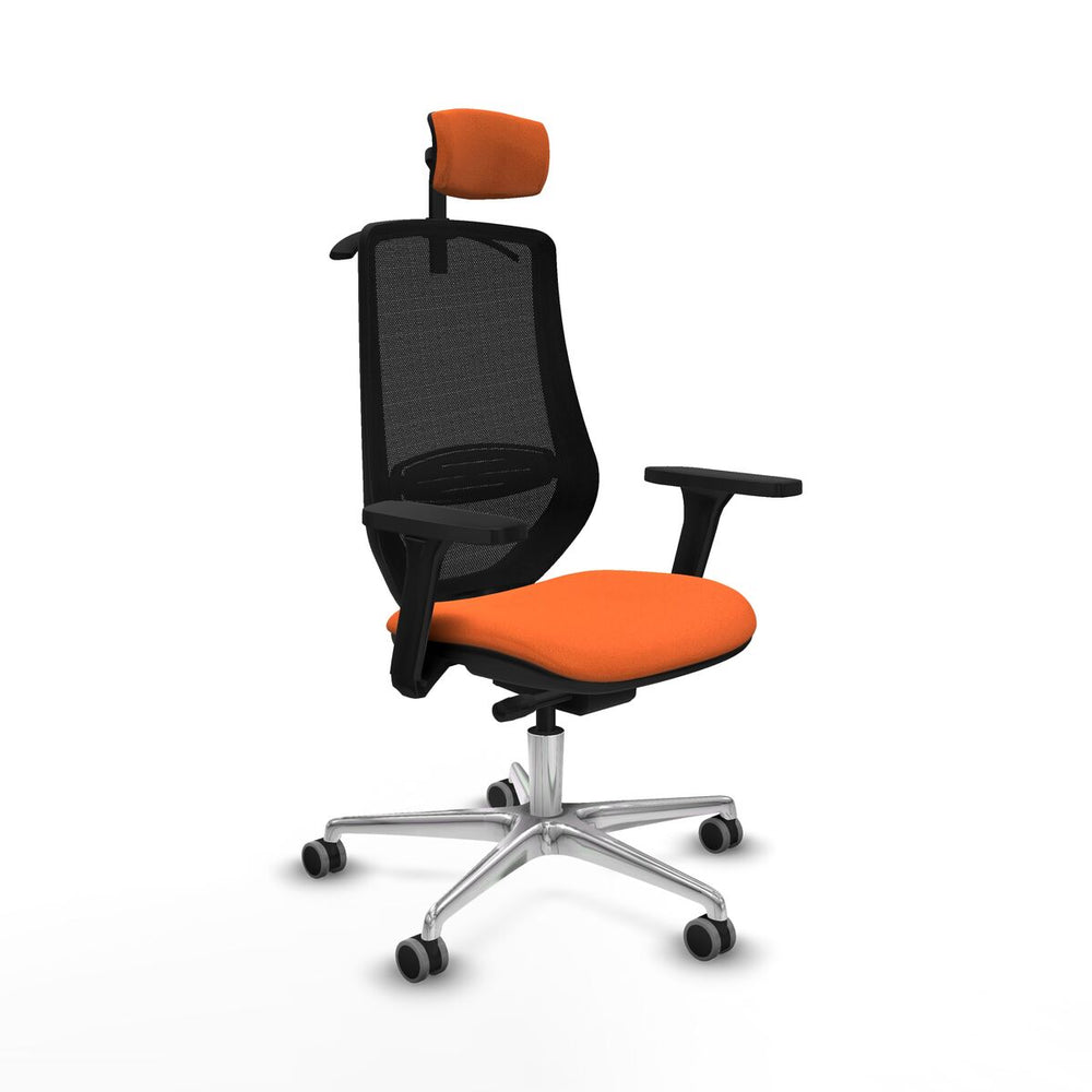 Office Chair with Headrest Mardos traslack bali Piqueras y Crespo D086G2H Orange