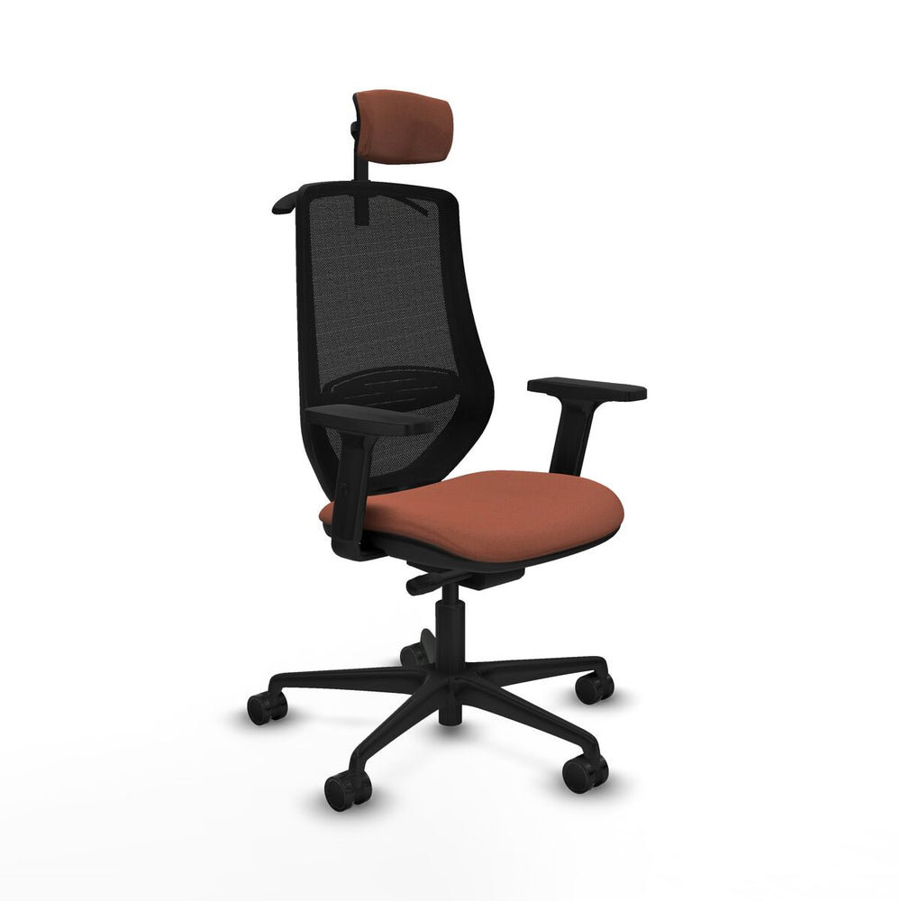 Sedia da Ufficio Mardos traslack bali Piqueras y Crespo D036N2H Marrone Nero