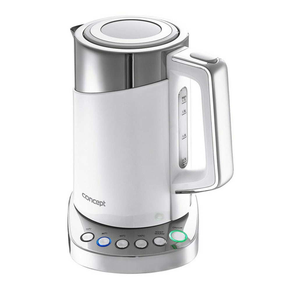 Bollitore Concept RK3170  Bianco plástico,acero inoxidable 2200 W 1,7 L