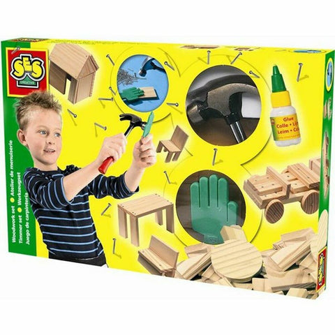 Playset SES Creative Joinery Workshop 57 Piezas