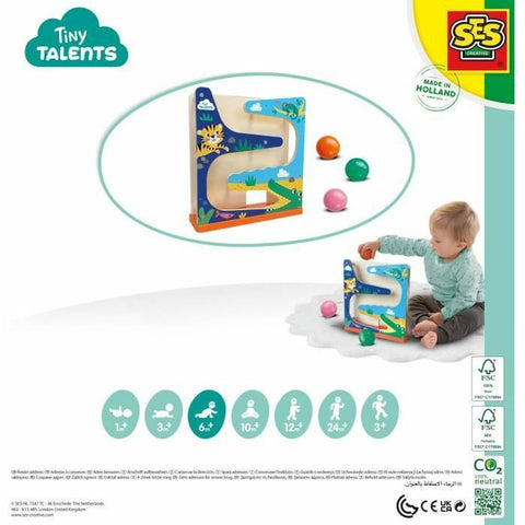 Gioco Educativo SES Creative Wooden ball circuit