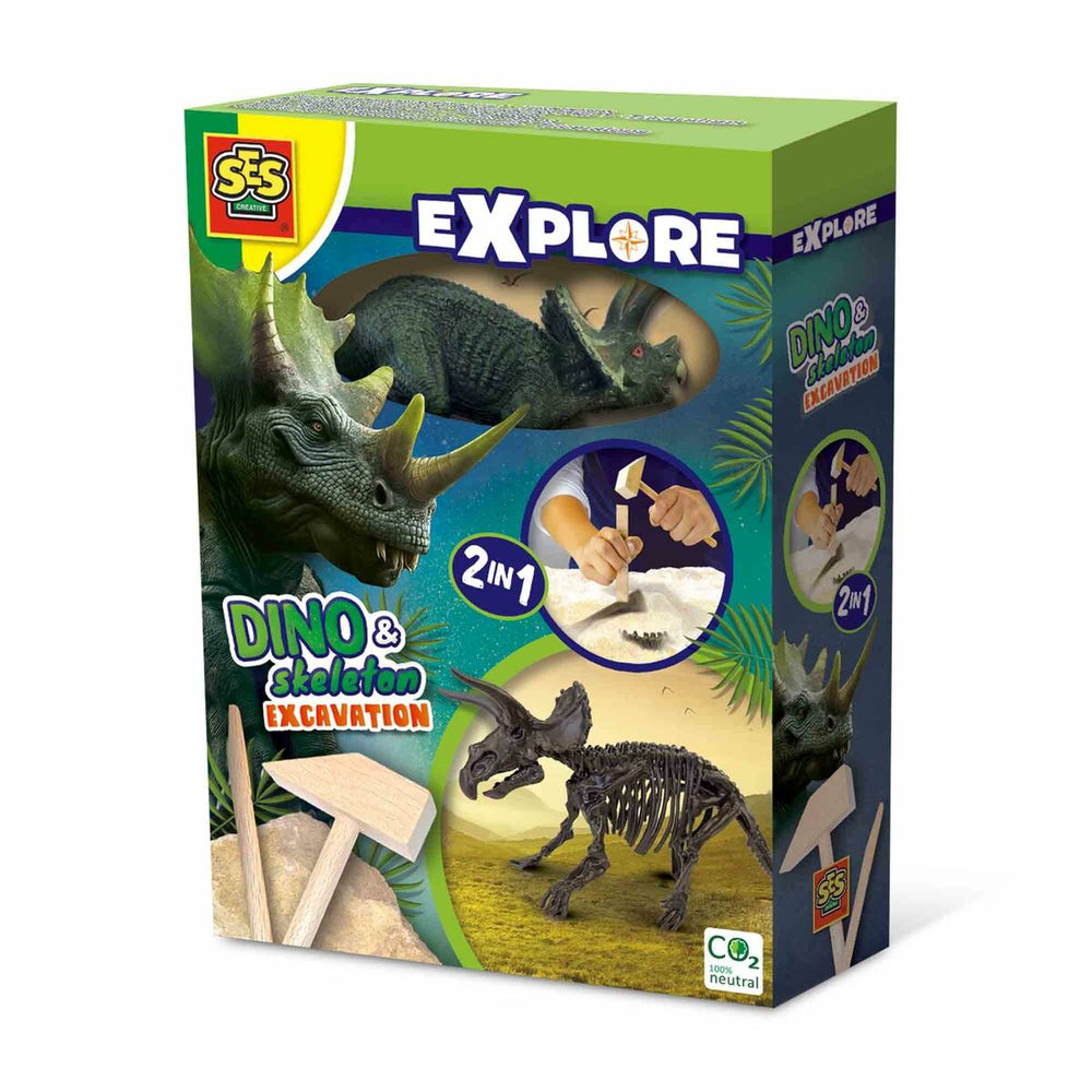 Gioco di Scavi SES Creative Triceratops