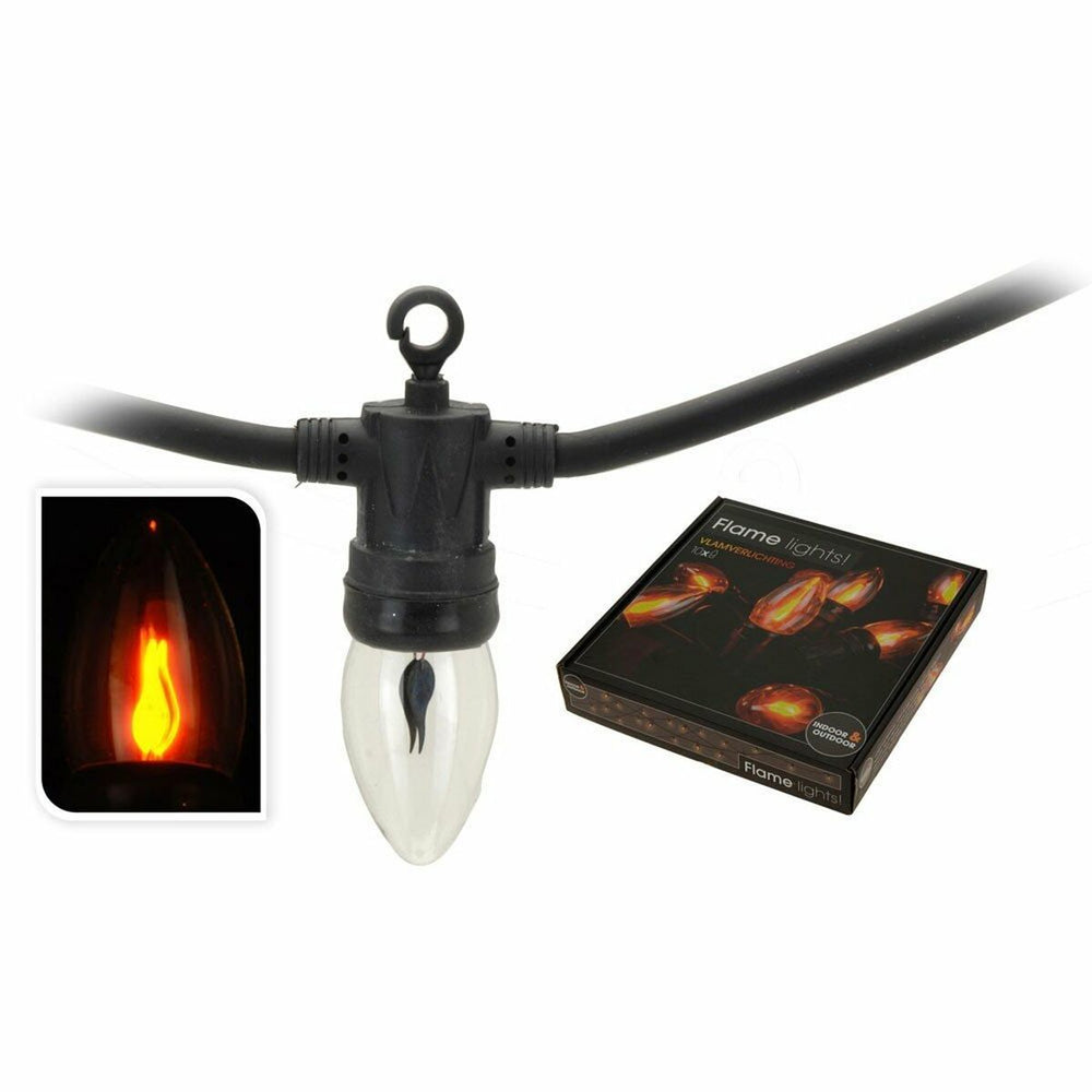 Guirnalda de Luces LED Lifetime 5,1 m 1,5 m Negro Efecto llama
