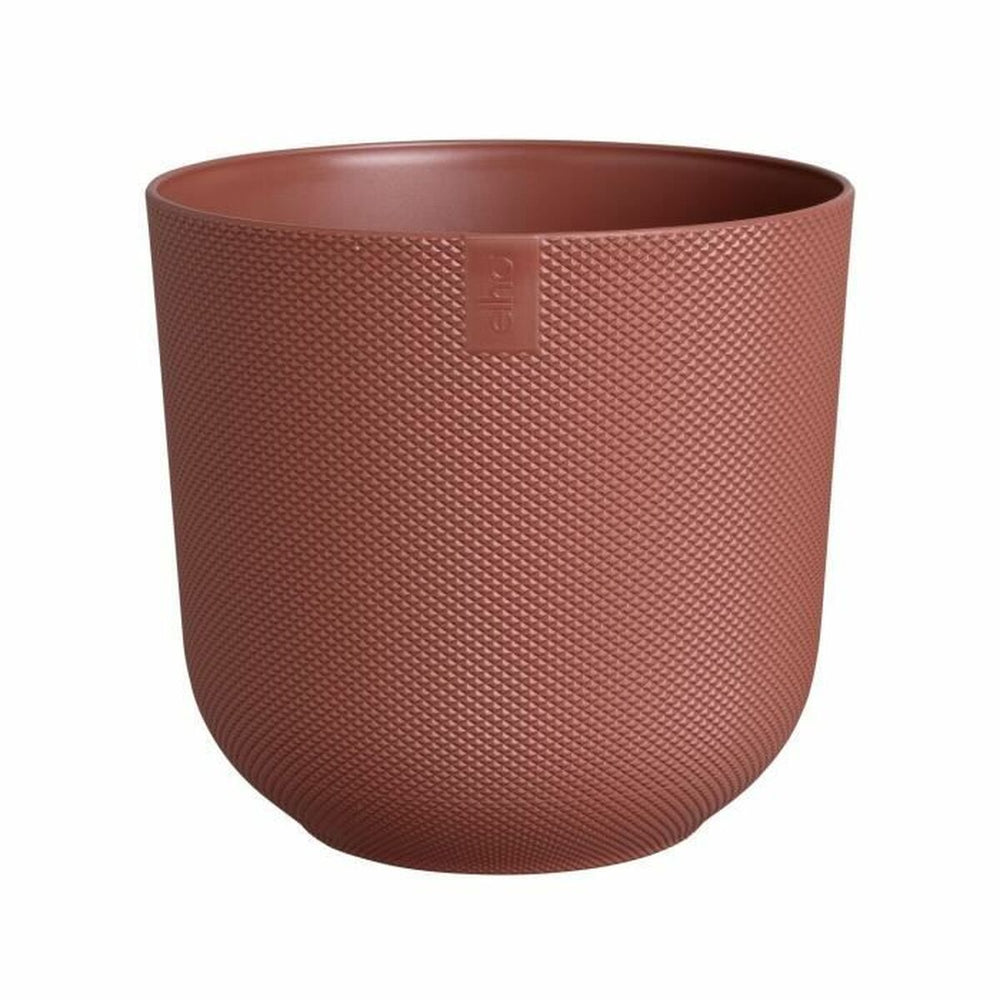 Vaso Elho Rosso Plastica Rotondo
