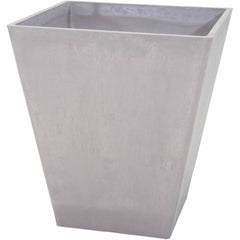 Vaso Mega Collections Ecostone Square Marrone Taupé Plastica Riciclato 42 x 46 x 42 cm 43 x 43 x 74 cm 41 x 45 cm
