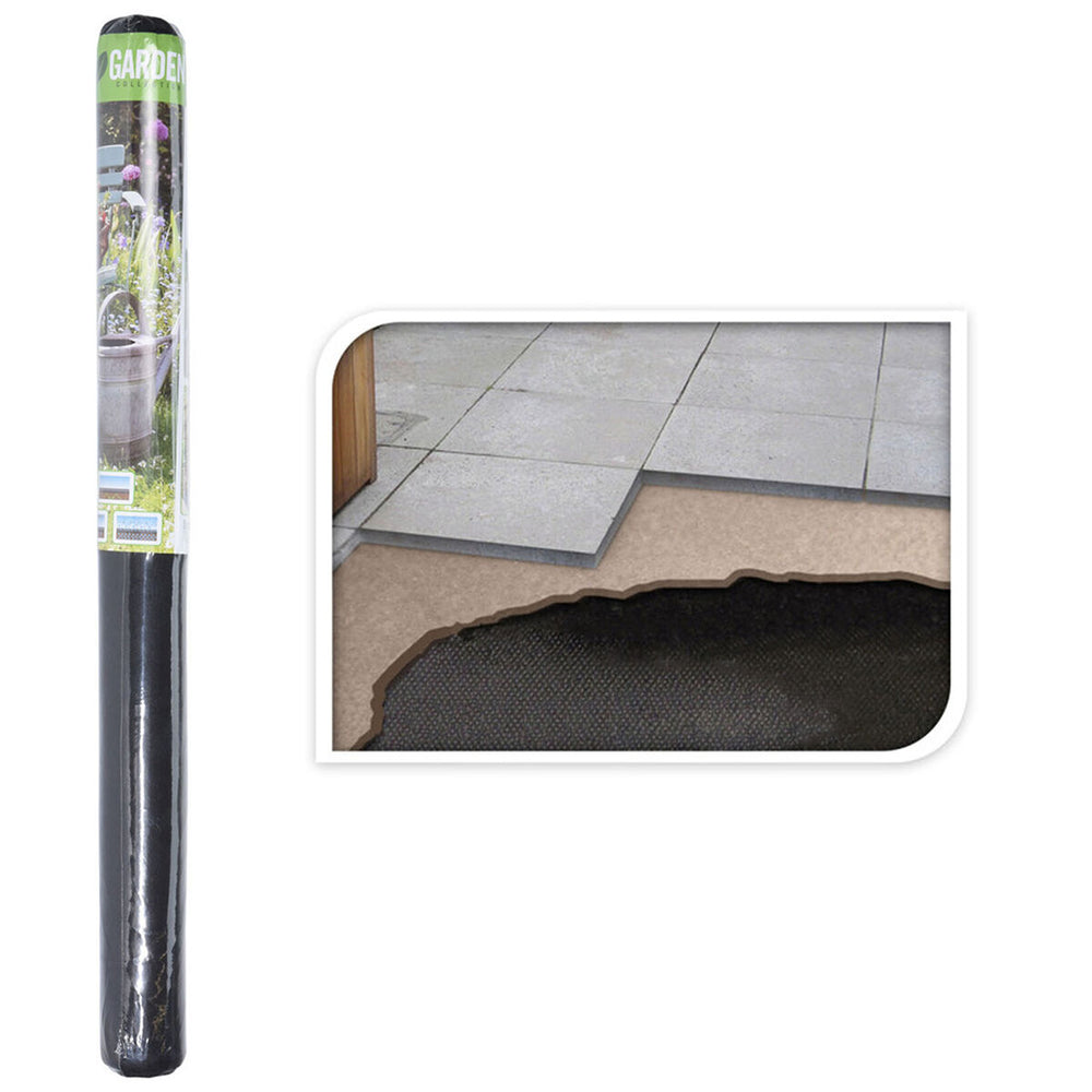 Malla antimaleza Lifetime Negro 8 x 1,5 m