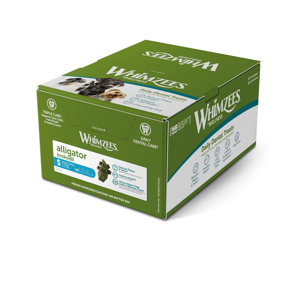 Caramella per la Cura dei Denti Whimzees Alligator (150 Unità)