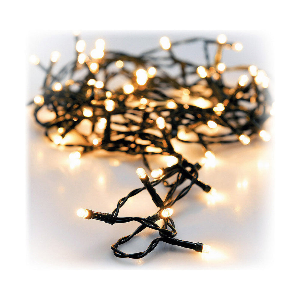 Wreath of LED Lights Warm light Soft green 12 m 17 m