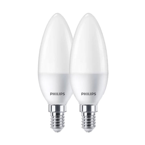 Lampadina Candela Philips E 7 W E14 806 lm Ø 3,8 x 11,4 cm 2 Unità (4000 K)