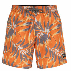 Costume da Bagno Uomo O'Neill Cali Floral 16'' Arancio
