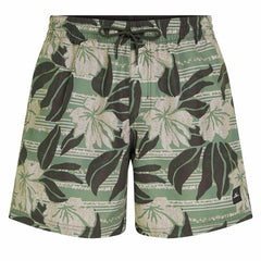 Costume da Bagno Uomo O'Neill Cali Floral 16'' Verde