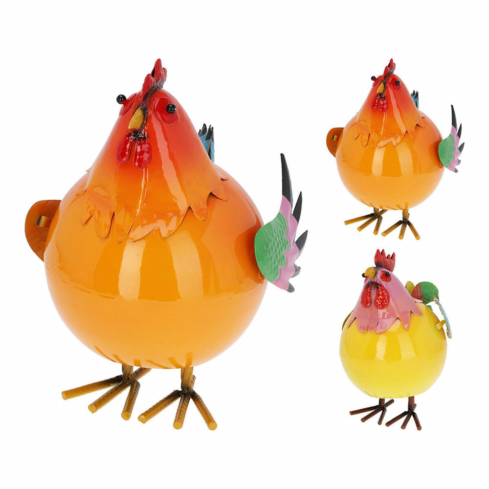 Figura Decorativa Lifetime gallina saltarín de metal modelos variados Metal