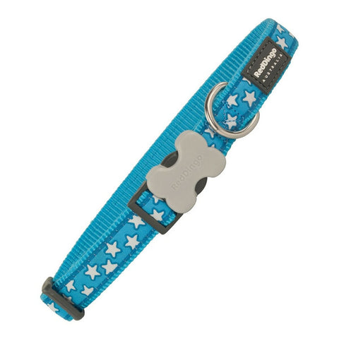 Collar para Perro Red Dingo Style Estrellas (1,2 x 20-32 cm)